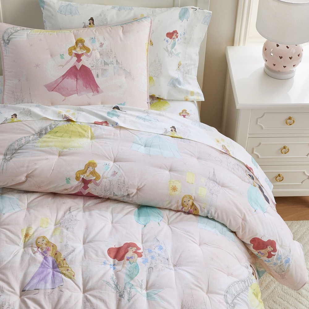 Disney princess pottery barn duvet
